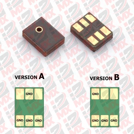 MICROFONO SMD 6 PUNTOS VERSION B - MOTO G6