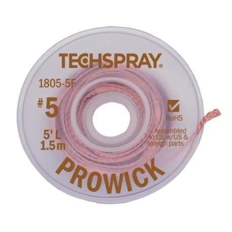 MALLA TECHSPRAY PRO WICK 5 1805-5F 1.5 METROS