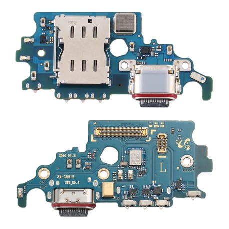SAMSUNG S21 5G SM-G991U PLACA DE CARGA ORIGINAL CON ICS