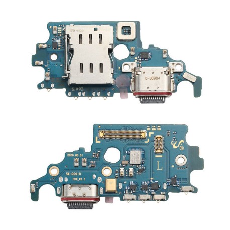 SAMSUNG S21 5G SM-G991B PLACA DE CARGA ORIGINAL CON ICS