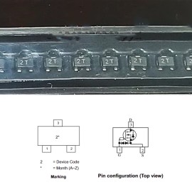 WNM2030 20V 0.95A SINGLE N-CHANNEL POWER MOSFET SOT-723 MARK 2T 2A~Z