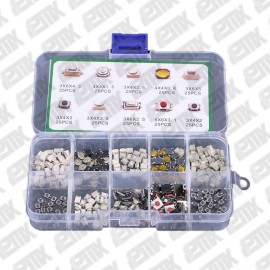 SURTIDO BOTONES SMD (250 PIEZAS)