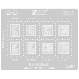 STENCIL AMAOE AP-CPU APPLE CPU A10 A11 A12 A13 A14 SE3-A15 A15 A16