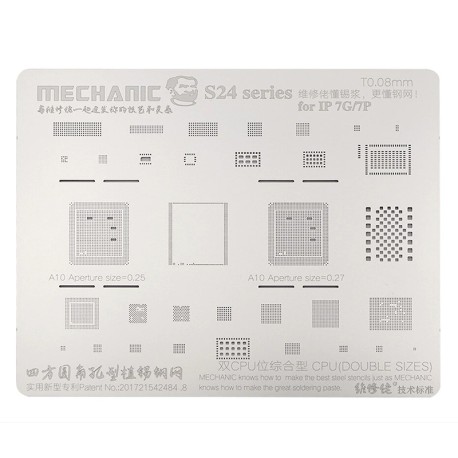 MECHANIC S24-02 STENCIL IPHONE 7 7 PLUS ZXW02